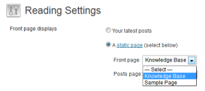 Change Reading Settings