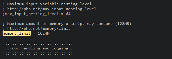 Increase Php.ini Memory Limit - Server Management