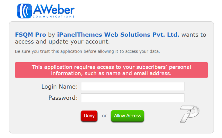 aweber authorization