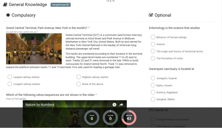 eForm Timer Feature