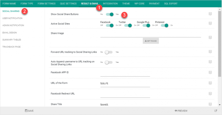 Social Sharing Activation