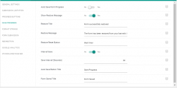 Activate auto save feature