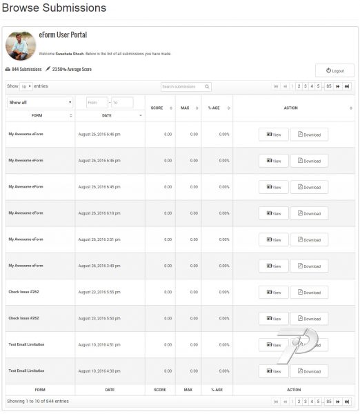 eform-user-portal