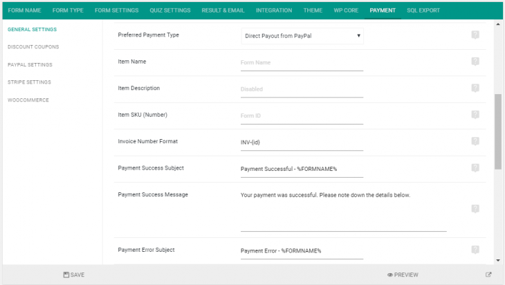 FSQM-Payment-Item-Description