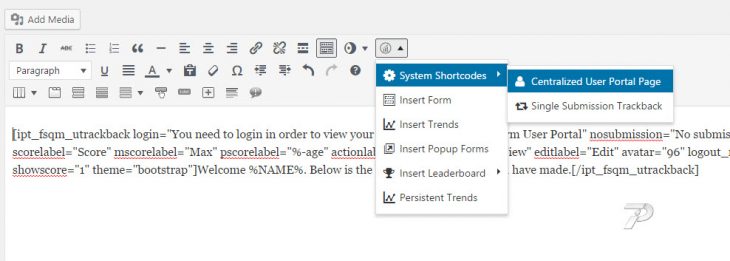 eForm-UP-Shortcode