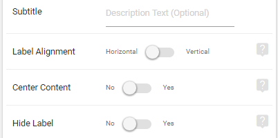 Address Element Appearance