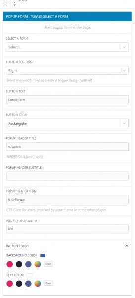 Popup Block Settings